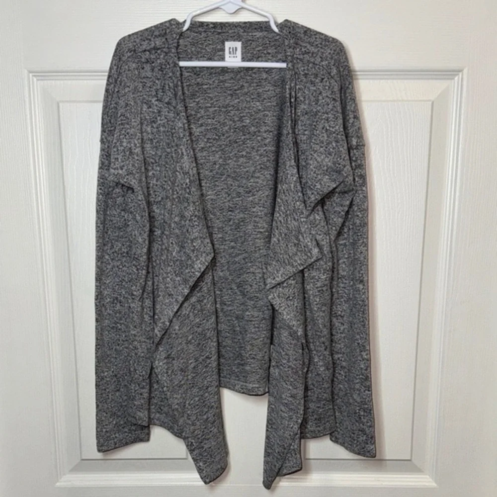 GAP Girl’s Heather Gray Open Cardigan
